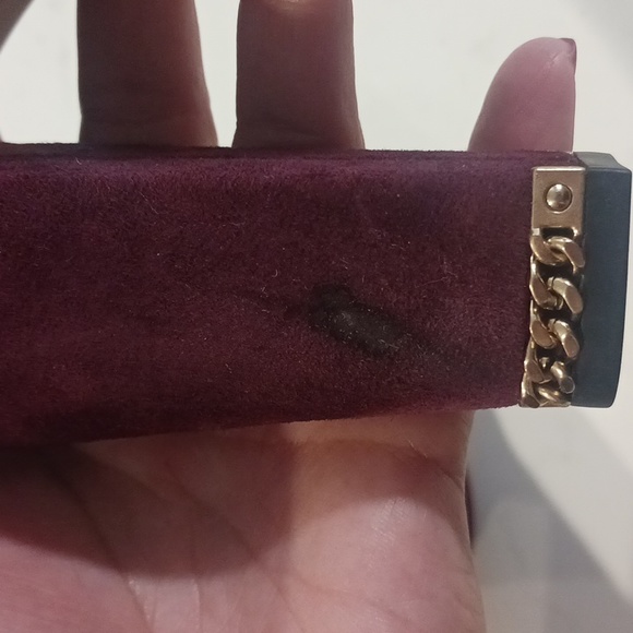 Michael Kors Maroon/Burgundy Suede Platform Heels - Picture 8 of 10